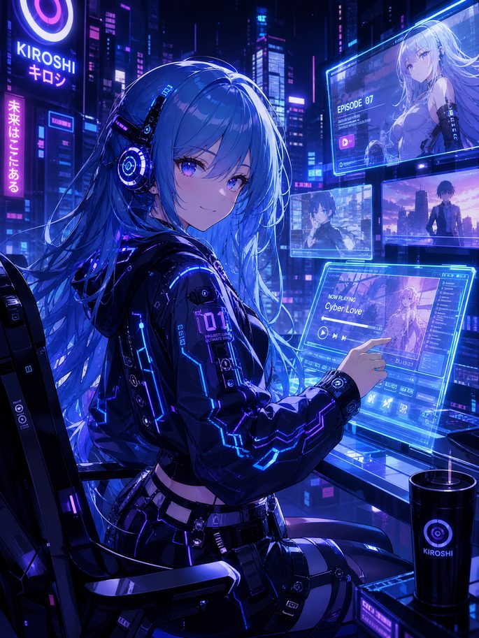 高清3D动漫动漫-赛博少女AI觉醒 · 动漫演示